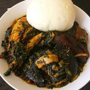 bitter leaf soup ( ofe onugbu )